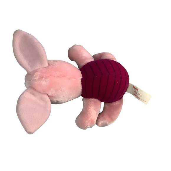 Sears Walt Disney Piglet 6" Plush Doll Winnie the Pooh Stuffed Animal Vintage - Picture 5 of 7
